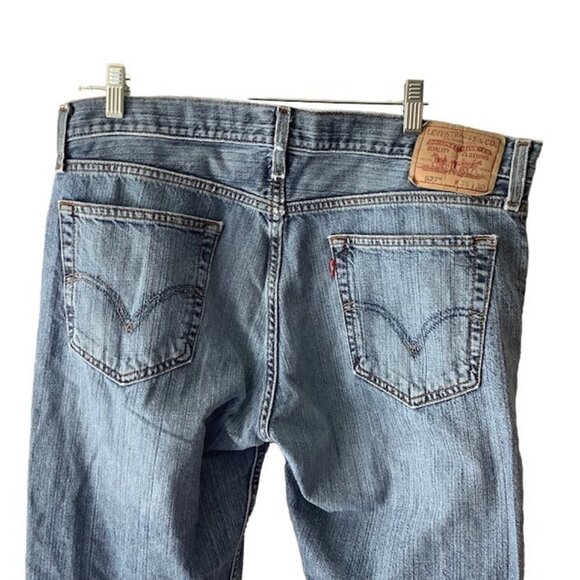 Levi's Other - Levi's 527 Low Boot Cut Jeans 100% Cotton 36 x 30 Men Lightwash 5 Pocket Zipper